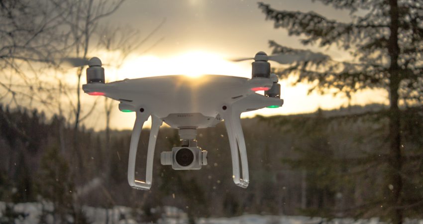 A man trapped in the snow saves his life by tethering his mobile to a drone