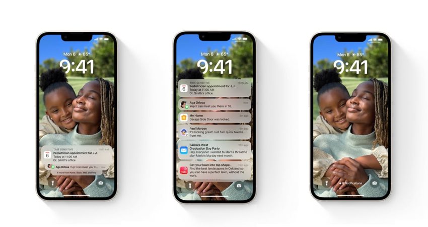 How to make the display of notifications more discreet in iOS 16?