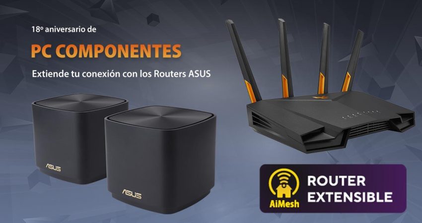 Improve your wired and Wi-Fi network with these ASUS offers at PcComponentes