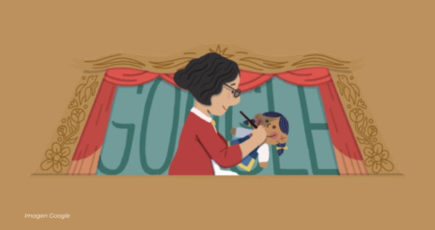 The Google Doodle that commemorates the Mexican artist Lola Cueto