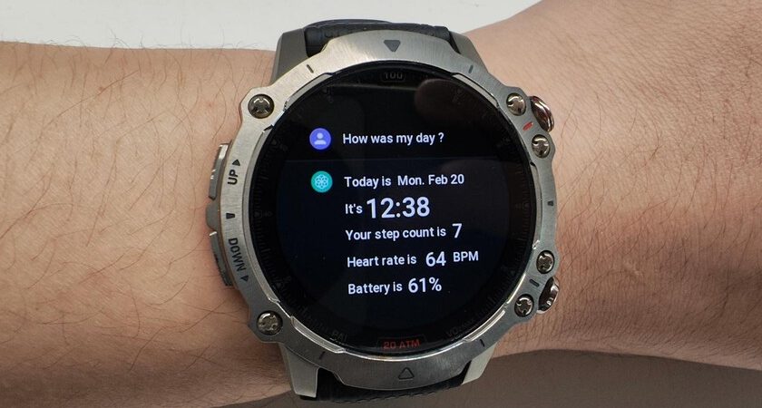 a new watchface will allow you to talk to the AI ​​​​from the wrist